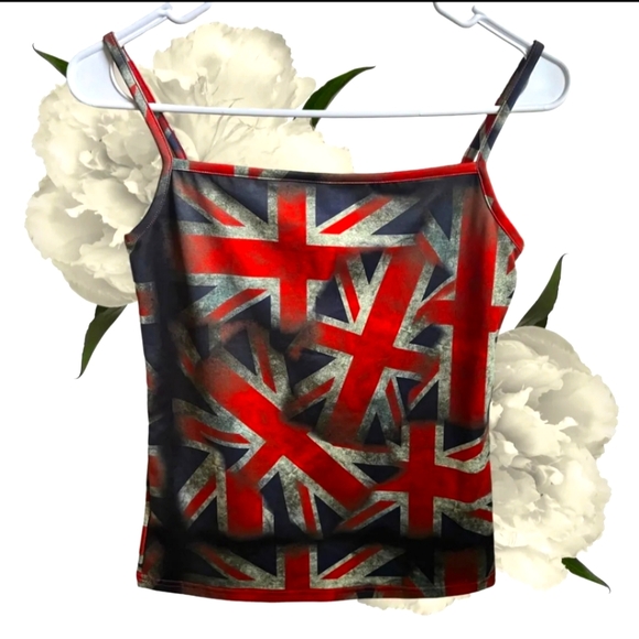 Source Unknown Tops - Union Jack aop tank